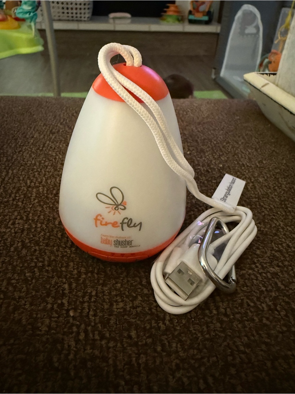 Baby Shusher Firefly Portable Night Light and Sound Machine